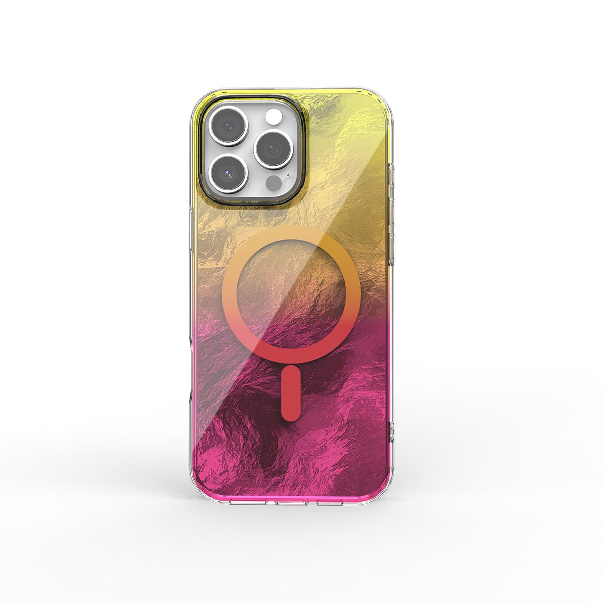 Glacier Texture Magsafe Wireless Charging Case For Samsung S25 S24 S23 S22 Ultra Plus FE Gradient Magnetic Back Cover