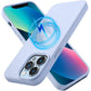 Strong Magnetic Liquid Silicone Antislip Phone Case for iPhone 16 15 14 13 12 Pro Max for MagSafe, Skin-friendly Shockproof Full Cover with Microfiber Lining