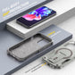 Anti-Dust Anti-Fall Heavy Duty Protection Shockproof Magnetic Phone Case With Kickstand for iPhone 16ProMax 16 15 14 13 12 11 Bumper Matte Hard Cover