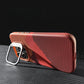 Carbon Fiber Star Mountain Mosaic Particle Matte Strong Magnetic Camera Kickstand Hardware Shockproof Phone Case For iPhone 16ProMax 15 14 13 Hard Full Cover