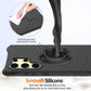 Matte Ripple Pattern Magnetic Phone Case For Samsung S25Ultra S25 S24FE S24 S23 Skin Feel Heavy Duty Protection Bumper Shockproof Soft Full Cover