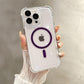 Acrylic Transparent Magnetic High Protection Four Corner Shockproof Phone Case For iPhone 16ProMax 15 14 13 12 Not Yellowing Clear Hard Full Cover