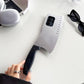 Creativity TPU Spoof Kitchen Knife Pattern Plating Len Protection Phone Case For Samsung S25Ultra S24 S23 S22 S21 Hard Full Cover