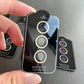 For Samsung Galaxy S24FE S23FE Camera Lens Protector Aluminum Alloy Metal Tempered Glass Camera Film