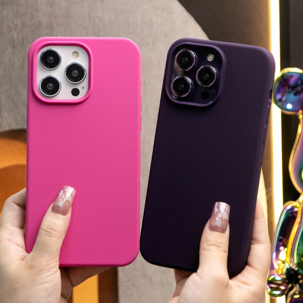 Simple Popular Silicone  Anti drop Phone Case For iPhone 16 15 14 13 Pro Max