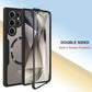For Samsung S25Ultra S25 S24 S23 S22 S21FE A16 A26 A36 A56 Strong Magnetic Phone Case, Double Side 360 Full Protection, HD PET Screen Protector Acrylic Shockproof Hand Feel Hard Full Cover