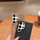 For S25Ultra S25 S24 S23 Phone Case, Thin Magnetic Cooling PC Luxury Metal Camera Frame Protection For Magsafe Heat Dissipation Hard Full Cover