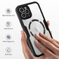 For iPhone 16E 16ProMax 16 15 14 13 Strong Magnetic Phone Case, Double Side 360 Full Protection, HD PET Screen Protector Acrylic Shockproof Hand Feel Hard Full Cover