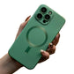 For iPhone 16 15 14 13 12 Pro Max Phone Case,  Metallic Paint Magnetic Soft Metallic Glossy Slim, Full Camera Cover Protection Support Wireless Charging Phone Case