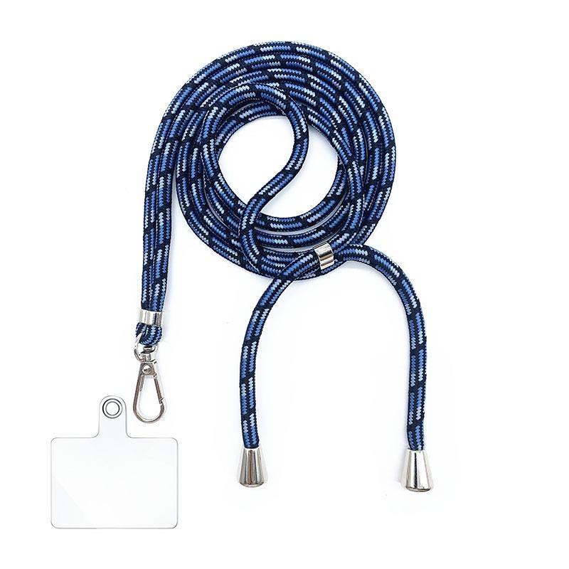 6MM Colorful Adjustable Crossbody Phone Lanyard Strap Mobile Phone Hanging Rope Detachable Rotatable Clasp Phone Neck Straps Anti-lost Lanyards for Telephone Jewelry