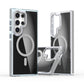 Dual Color Translucency Black Strong Magnetic For Magsafe Phone Case For Samsung S25Ultra S25+ S25 S24Ultra S23FE S23Ultra A55 A35 A25 A16 Metal Frame Shockproof Bumper Acrylic Hard Cover