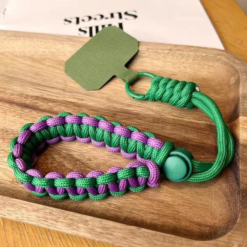 Mobile Phone Lanyard Short Wrist with Adjustable Woven Strap Fashion Outdoor Sports Anti Loss Phone Accessories