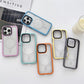 Two-tone Macaron Acrylic Transparent Magnetic Len Protection Phone Case For iPhone 16ProMax 15 14 13 12 11, Hard Shockproof Full Cover