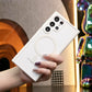 Transparent Magnetic Shockproof Hard Phone Case For Samsung Galaxy S25 S25Plus S25Ultra S24 S24FE S24Plus S24Ultra Silicone Candy Color Edges Clear Acrylic Cover