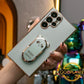 Panda Stand Plating Phone Case for Samsung S25Ultra S25Plus S25 S24Ultra S24Plus S24 S24FE