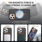 Two-Tone Matte Transparent Anti-Dust Anti-Fall Bumper Shockproof Strong Magnetic Phone Case With Metal Camera Kickstand for iPhone 16ProMax 16 15 14 13 12 11 XR Bumper Hard Cover