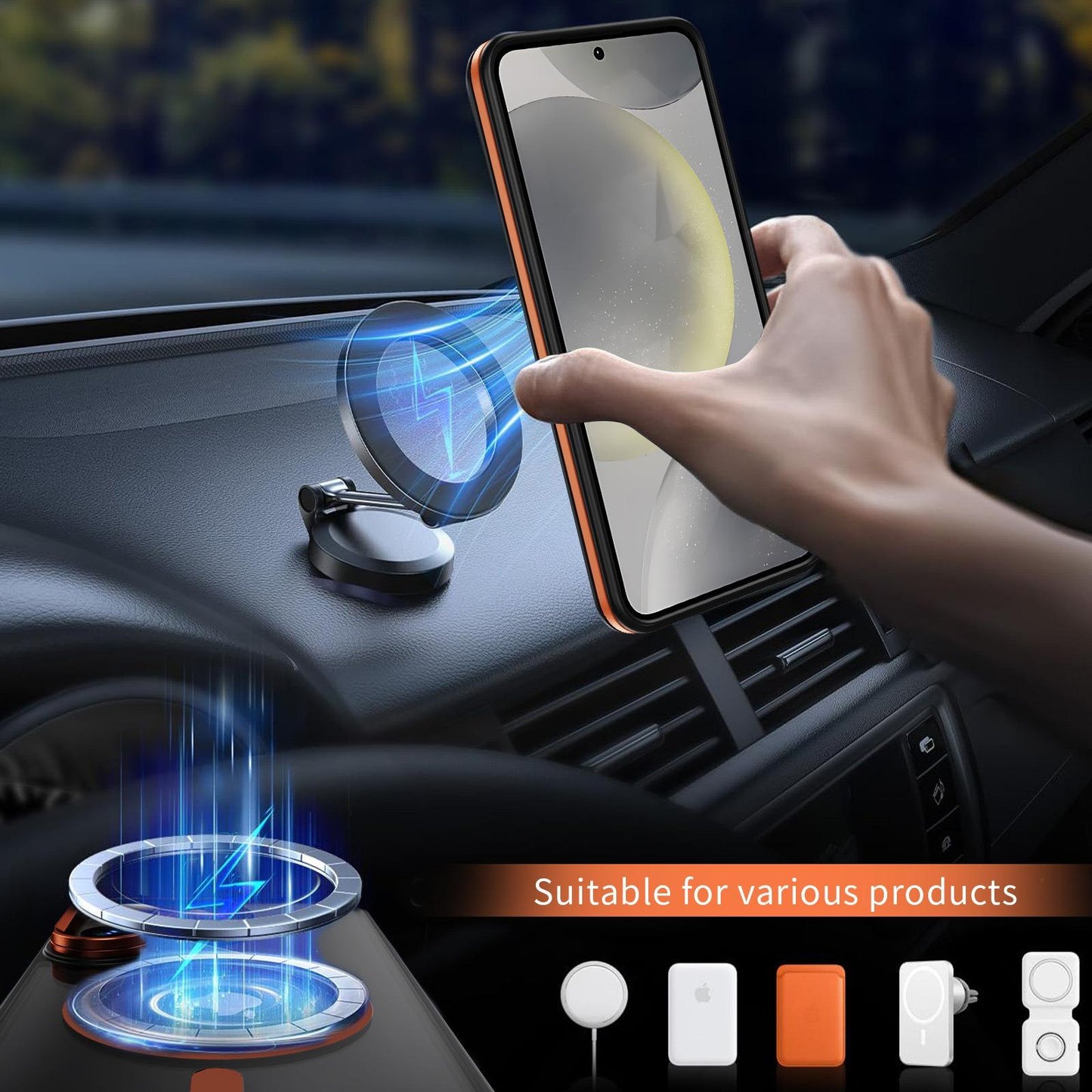 Two-tone Matte Transparent Anti-Dust Anti-Fall Bumper Shockproof Strong Magnetic Phone Case With Metal Camera Kickstand for Samsung S25Ultra S24 S23FE S23 A14 A15 A25 A35 A54 Bumper Hard Cover