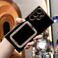 3D Crystal Square Holder Plating Phone Case For Samsung S25 S24 S23 S22 S21 Note20