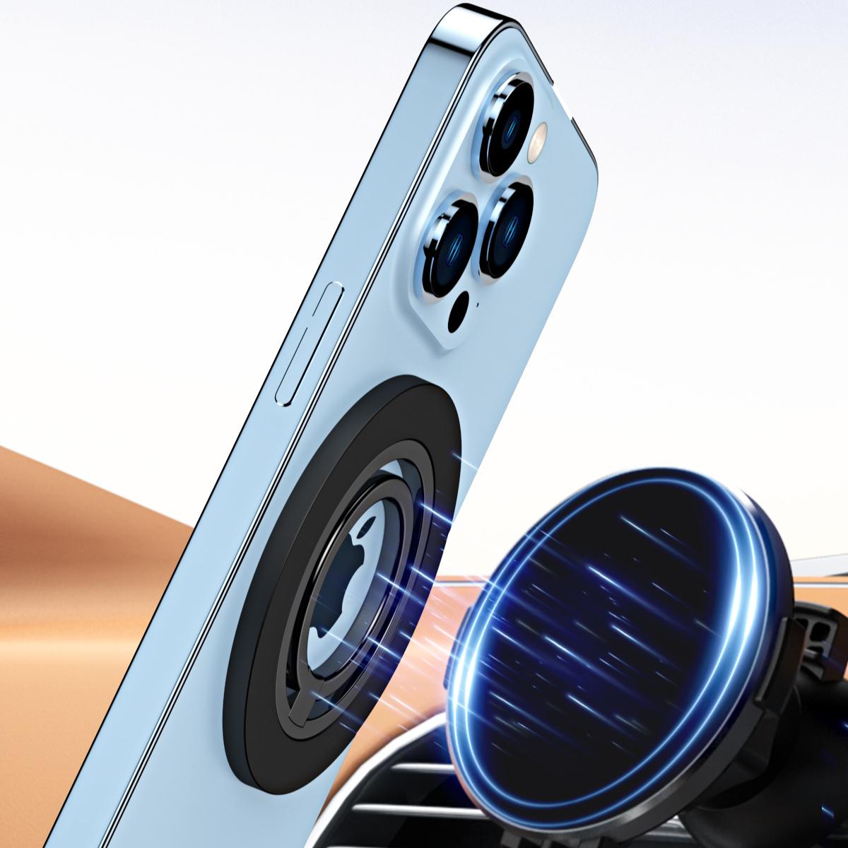 180 Degree Rotation Strong Magnetic Finger Ring Phone Holder Classy Damping Fold Stable Support Multi-angle Ring, for iPhone 16 15 14 13 12 for Samsung S25 S24 S23