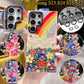 For Samsung S25 S24 S23 S22 Phone Case with Diamond Lens Protectors, Luxury Panda Leopard Rainbow Butterfly Elephant Oil Painting Metal Camera Frame Anti-drop Hard Shockproof Full Cover