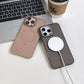 Matte PC Transparent Magnetic Len Protection Shockproof Phone Case For iPhone 16ProMax 15 14 13 12 11 Clear Skin Feel Hard Full Cover