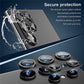 1 Piece Metal Camera Lens Protective For Samsung Galaxy S25 Ultra S24 Plus Aluminum Alloy Lens Glass Screen Protector Film Accessories