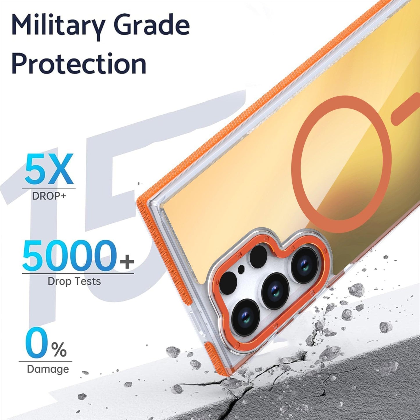Laser Gradient Chameleon Strong Magnetic Wireless Charging Phone Case For Samsung S25Ultra S25 S24 S23 S22 S21FE A06 A15 A16 A25 A35 A36 A53 A54 A55 Metal Frame Acrylic Shockproof Hard Cover