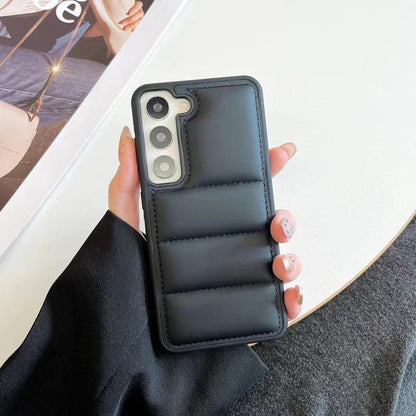 Down Jacket Pattern Luxury Shockproof Phone Case For Samsung S25Ultra S25Plus S25 S24 S23 Hard Full Cover
