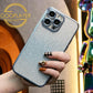 For iPhone 16 15 14 13 Pro Max Phone Case, Clear Gradient Glitter TPU Luxury Plating Slim Soft Full Cover