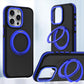 For Samsung S25 S25+ S25Ultra S24 S23 Strong Magnetic Phone Case, Metal 360 Degree Rotation Kickstand Protection, Elegant Matte Case Support Wireless Charging Shockproof Bumper Hard Full Cover