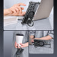 For Samsung S25Ultra S24Ultra S24+ S24 Aluminum π Shape Phone Case with Metal 360 Rotating Kickstand, Anti-Fall for Magsafe Shockproof Frameless Support Wireless Charging Hard Full Cover