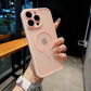 For iPhone 16ProMax 16 15 14 13 12 11 Plus Pro Max Phone Case, Matte Transparent C Pattern Magnetic Acrylic Slim, Camera Len Protector Cover Protection Hard Full Cover