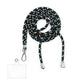 6MM Colorful Adjustable Crossbody Phone Lanyard Strap Mobile Phone Hanging Rope Detachable Rotatable Clasp Phone Neck Straps Anti-lost Lanyards for Telephone Jewelry