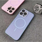AG Glass Plating Fine Ring Strong Magnetic Phone Case With Len Protector For iPhone 16ProMax 15 14 13 12 11, Phone Handfeel Hard Full Cover