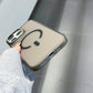 Matte PC Transparent Magnetic Len Protection Shockproof Phone Case For iPhone 16ProMax 15 14 13 12 11 Clear Skin Feel Hard Full Cover