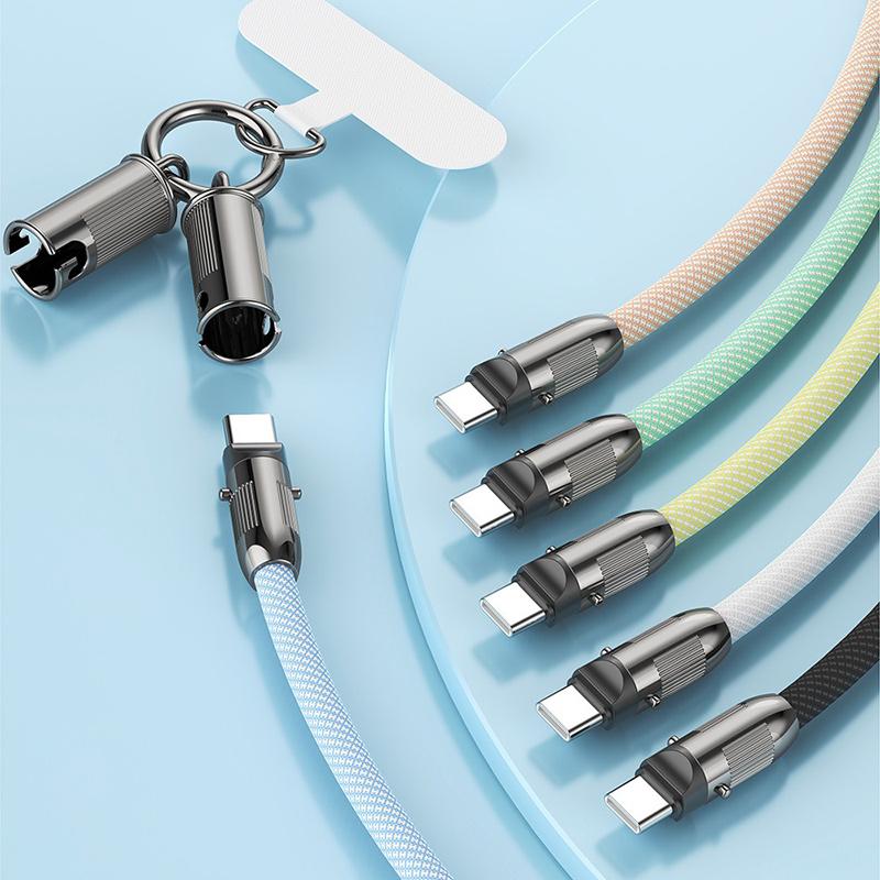 0.3M 1.2M 1.6M PD 60W Fast Charging TYPE C to TYPE C For Samsung S25Ultra S24 2 IN 1 Cell Phone Lanyard Charger Cable for iPhone 16ProMax 16 15 Pro Max C-L Cross-body Strap Mobile Phone Lanyard