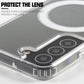 Transparent Magnetic Wireless Charging Shockproof Acrylic Phone Case for Samsung S25Ultra S25 S24 S23 S22 S21