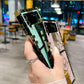 Luxury Glitter Mirror Butterfly Cover For Samsung Galaxy Z Flip 5 Fashion bracket Square Case For Samsung Galaxy Z Flip 4 Z Flip 3