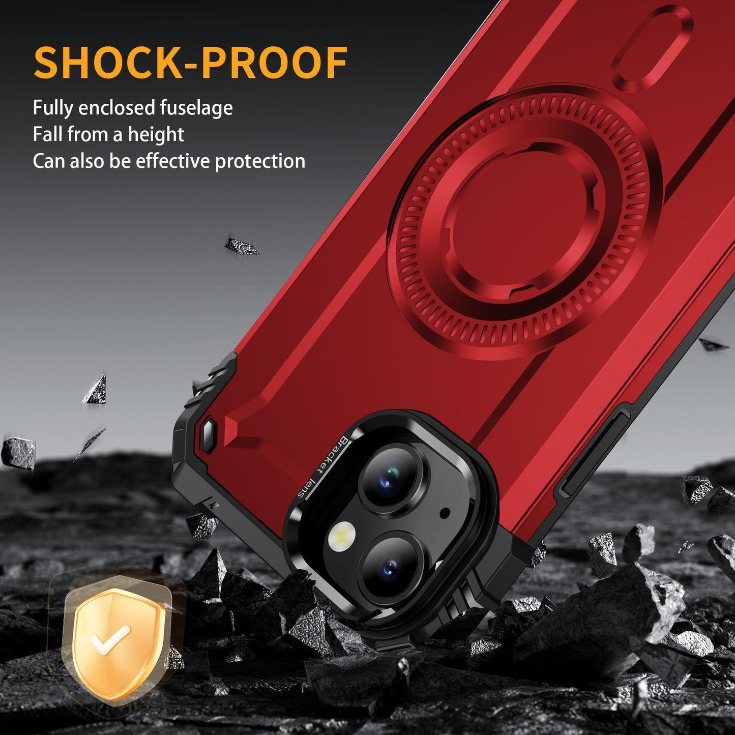 Anti-Dust Four Corner Anti-Fall Heavy Duty Protection Shockproof Strong Magnetic Phone Case With Camera Kickstand for iPhone 16ProMax 16 15 14 13 12 11 XR Hard Full Cover