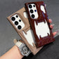 For Samsung S25Ultra S25+ S25 S24Ultra S24+ S24, Fancy Shape Cool Skull Matte Plating Hollow Heat Dissipation Case Cooling Soft Back Cover