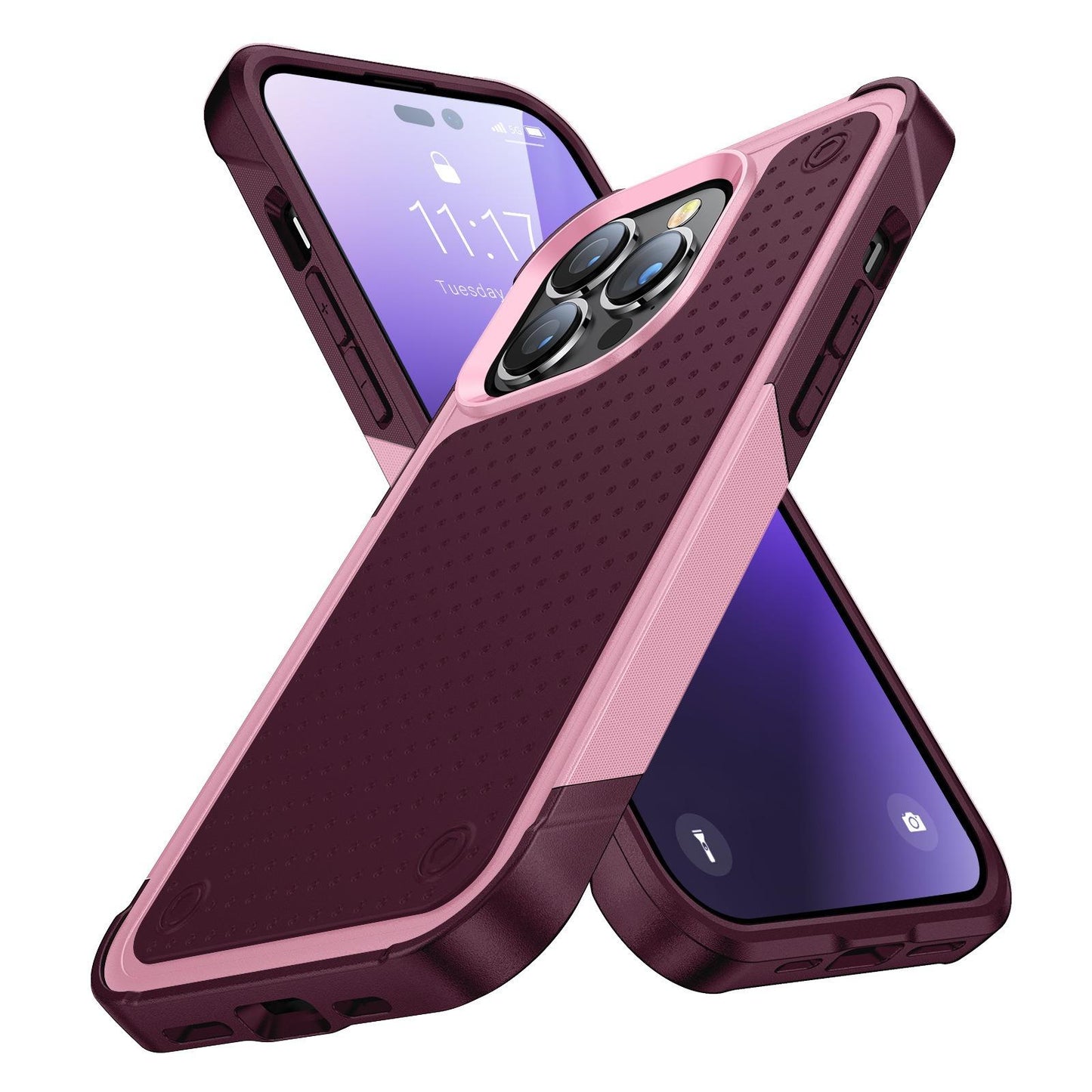 Anti-Dust Fall Heavy Duty Protection Shockproof Phone Case for iPhone 16ProMax 16 15 14 13 12 11 Hard Full Cover