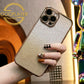 For iPhone 16 15 14 13 Pro Max Phone Case, Clear Gradient Glitter TPU Luxury Plating Slim Soft Full Cover
