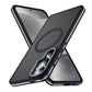 Two-tone Matte Transparent Anti-Dust Anti-Fall Bumper Shockproof Strong Magnetic Phone Case for Samsung S25Ultra S24 S23FE S23 A14 A15 A25 A35 A54 Bumper Hard Cover