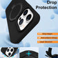 Strong Magnetic Kickstand Phone Case For iPhone 16 15 14 13 12 for MagSafe, Skin-friendly Liquid Silicone Shockproof with Microfiber Lining Full Cover
