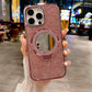 Bling Rhinestone Plating Diamonds Magnetic Wireless Charging Phone Case With Luxury Glitter Mirror Magnetic Kickstand For Samsung S24 S23 S22 Shockproof Protection Soft Bumper Cover