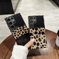 For Samsung S25Ultra S25 S24 S23 S22 S21 Phone Case, Luxury Glitter Mirror Leopard Pattern Plating Acrylic, Camera Protection Hard Full Cover