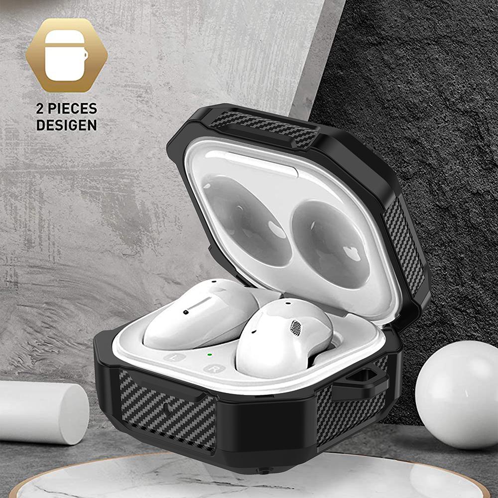 Cover For Samsung Galaxy Buds 2 Live FE Case Silicone Anti-fall Cover For Samsung Buds Pro 2 Earphone Accessories With Keychain
