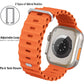 Ocean strap For Apple Watch Ultra Band 49mm 8 7 45mm 41mm Silicone Bracelet Wristband iWatch 6 5 4 3 SE 44mm 40mm 42mm 38mm band