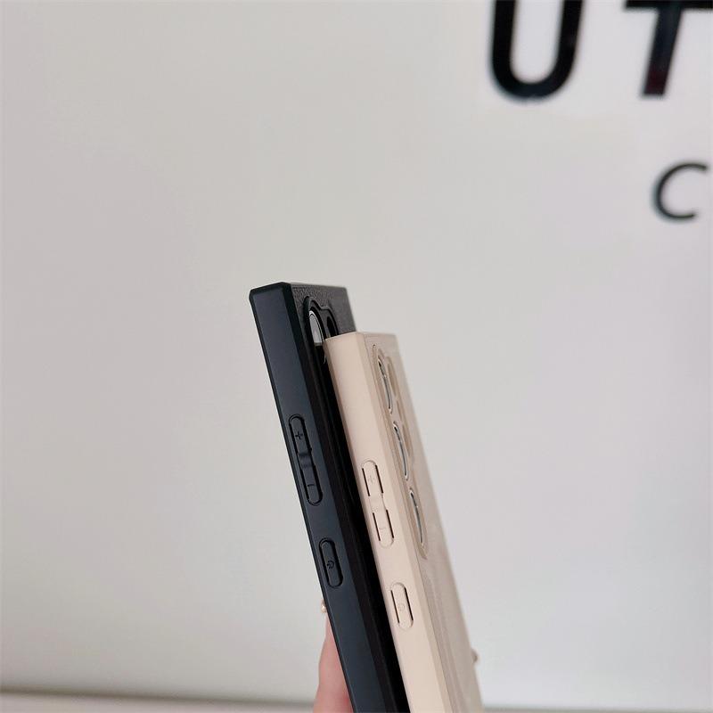 For Samsung S25Ultra S25 S24 S23 Phone Case, Luxury Slim Magnetic Matte Leather Emboss Pattern Len Protection Shockproof Hard Full Cover