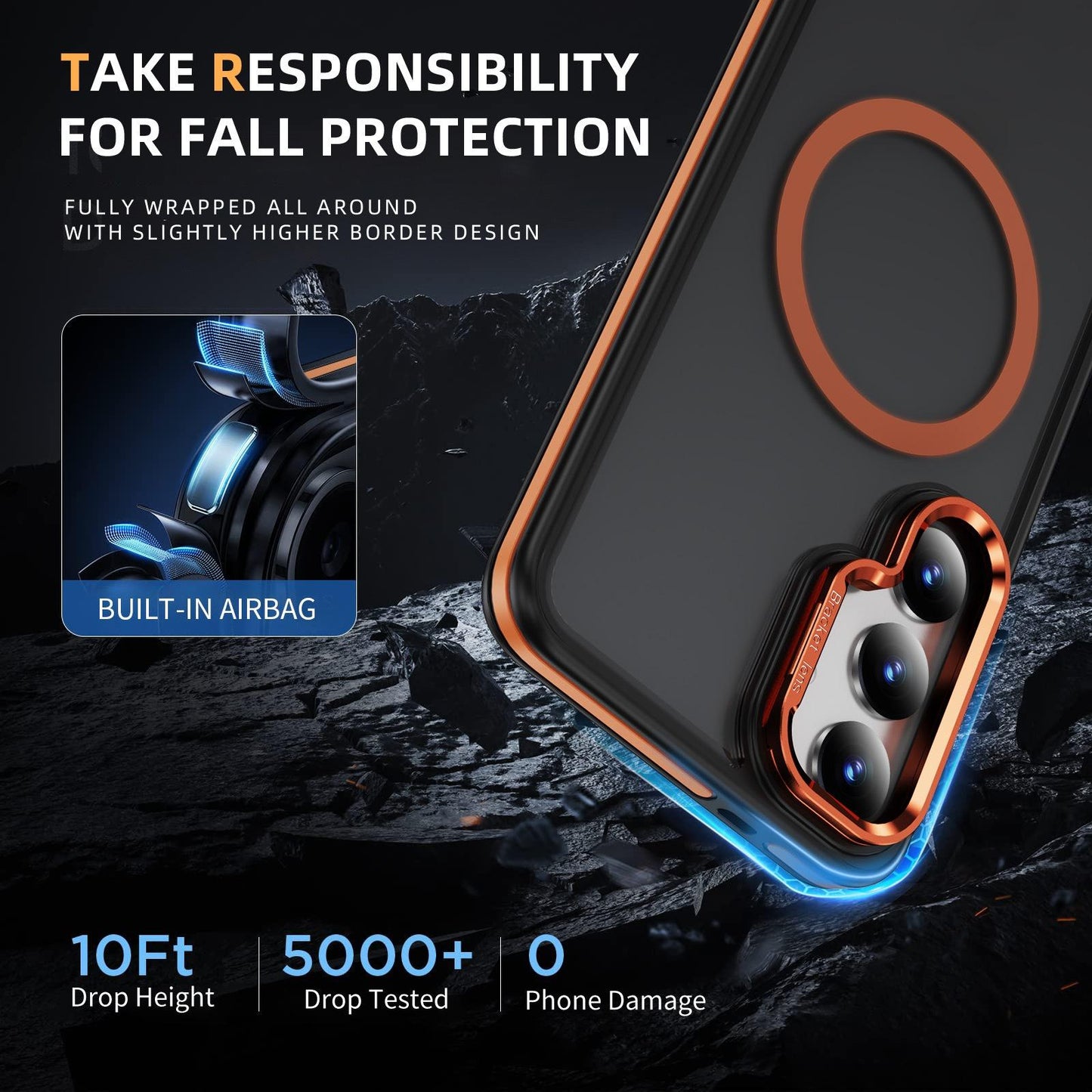 Two-tone Matte Transparent Anti-Dust Anti-Fall Bumper Shockproof Strong Magnetic Phone Case With Metal Camera Kickstand for Samsung S25Ultra S24 S23FE S23 A14 A15 A25 A35 A54 Bumper Hard Cover